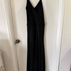 Vintage Wayne Clark The Miller Group Black Evening Dress Gown 80’s Size 8